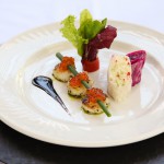 Scallops with Apple & Beetroot Salad