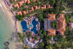 Lawn by Swimming Pool