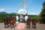 Jungle Wedding at Bali Tower Wooden Deck