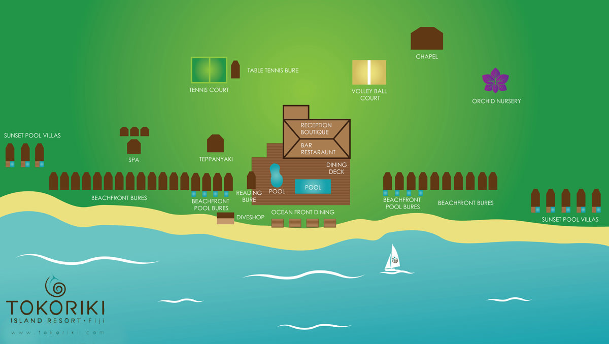 Tokoriki Island Resort Map Tokoriki Island Resort | Fiji Destination Wedding Venues & Packages | My  Overseas Wedding